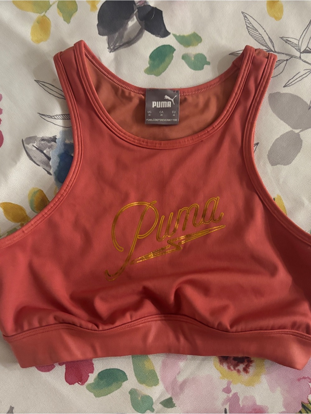 Puma - Women’s Coral Activewear Sports Bra Top